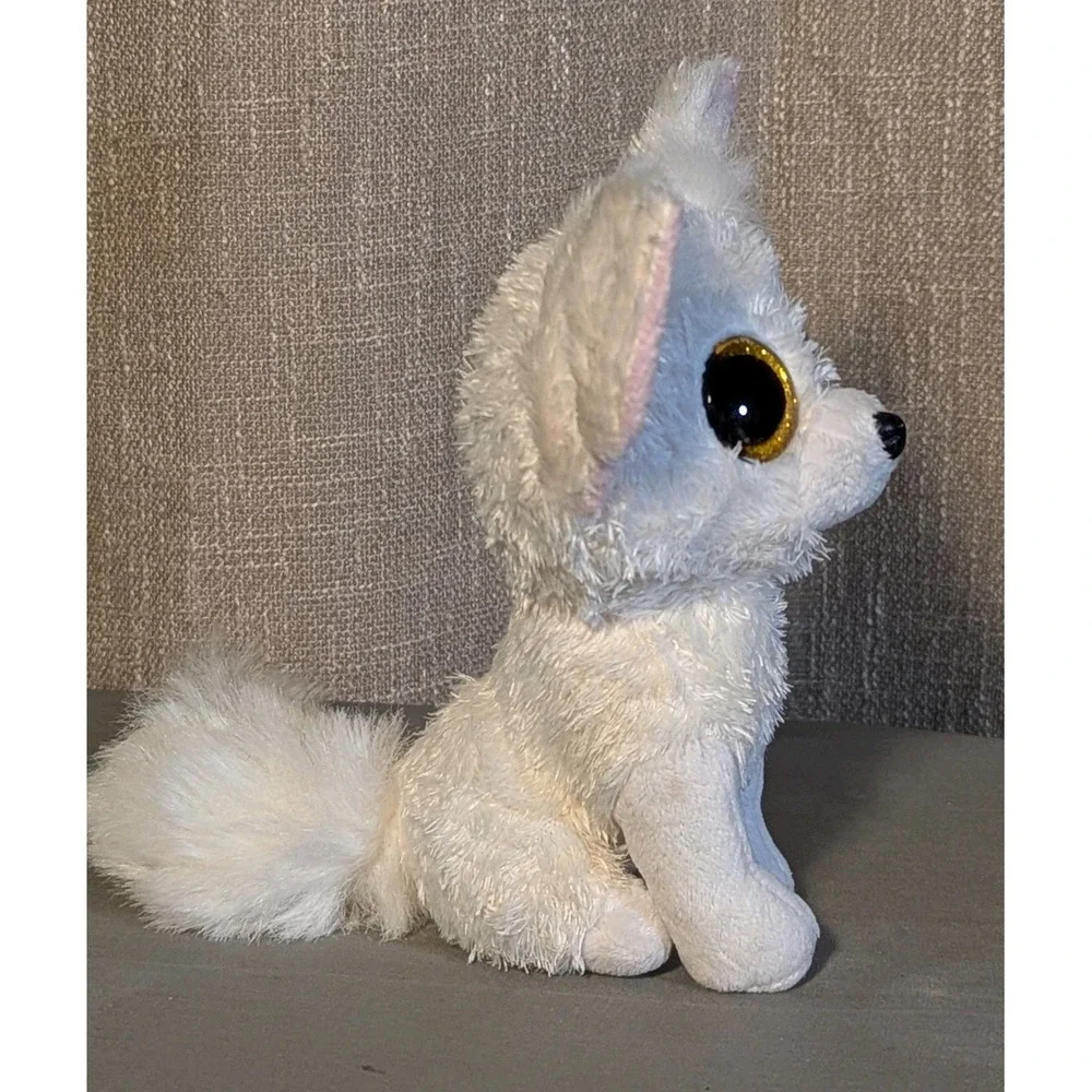 Ty Beanie Boos Phoenix the White Fennec Fox Plush 6
